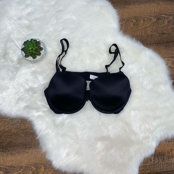 Auden. Padded Cup Laced Back Bra in Black - 36D - NEW - Picture 1 of 6